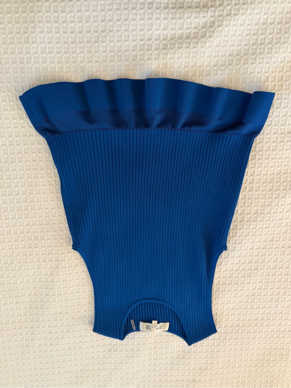 Diane Von Furstenberg Royal Blue Ribbed Kids One-Piece